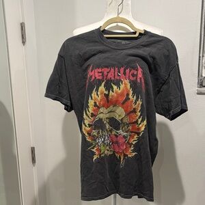 Metallica grey tshirt size medium